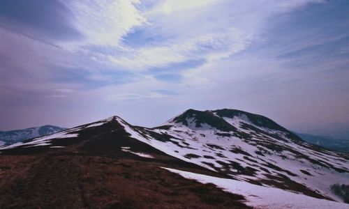 Zdjecie POLSKA / bieszczady / okolice halicza / zima