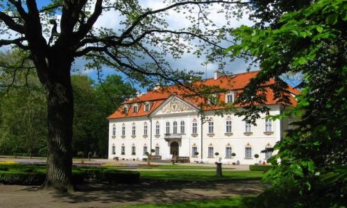 Zdjecie POLSKA / dzkie / Nieborw / paac w Nieborowie od ogrodw