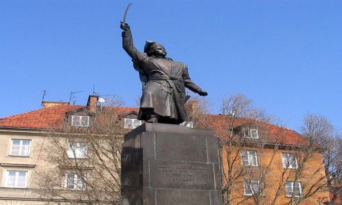 Zdjęcie POLSKA / MAZOWSZE / WARSZAWA - Podwale / Pomnik Jana Kilińskiego