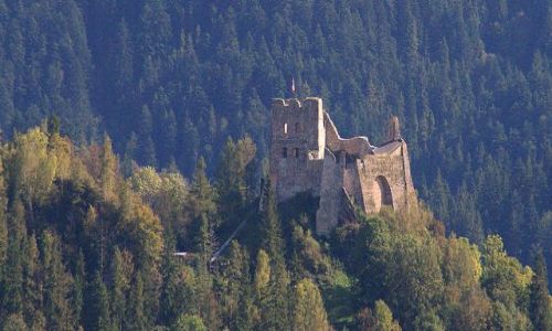 Zdjecie POLSKA / Maopolskie, powiat nowotarski / Czorsztyn / Zamek w Czorsztynie - pozostaoci
