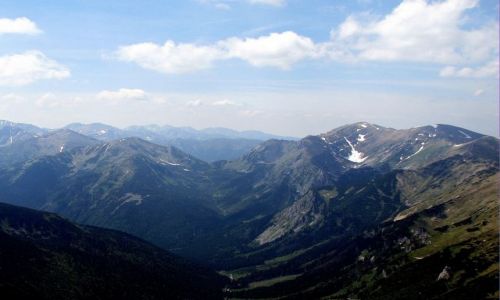 Zdjecie POLSKA / TATRY WYSOKIE / DROGA ZE WINICY / WIDOK NA TATRY ZACHODNIE