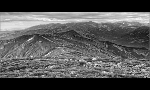 Zdjecie POLSKA / Tatry / Gry / TATRY  B&W