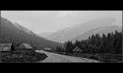 Zdjecie POLSKA / Tatry / Gry / TATRY  B&W