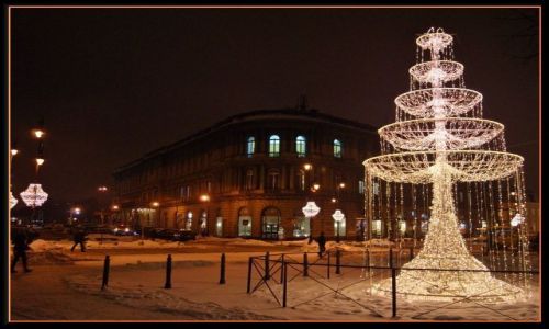 Zdjecie POLSKA / Mazowsze / Warszawa / Wieczorem w Warszawie