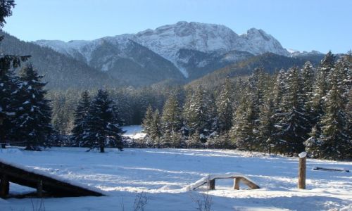 Zdjecie POLSKA / Tatry / idc pod skoczni / cigle ten sam