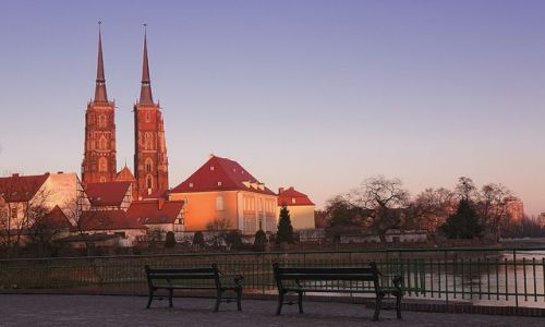Zdjcie POLSKA / Wrocaw / Ostrw Tumski / Dwie wiee