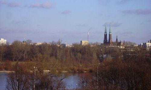 Zdjcie POLSKA / Warszawa / Starowka / widok na prawy brzeg Wisy