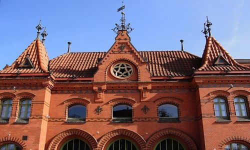 Zdjecie POLSKA / Pomorze / Malbork / dworzec PKP w Malborku