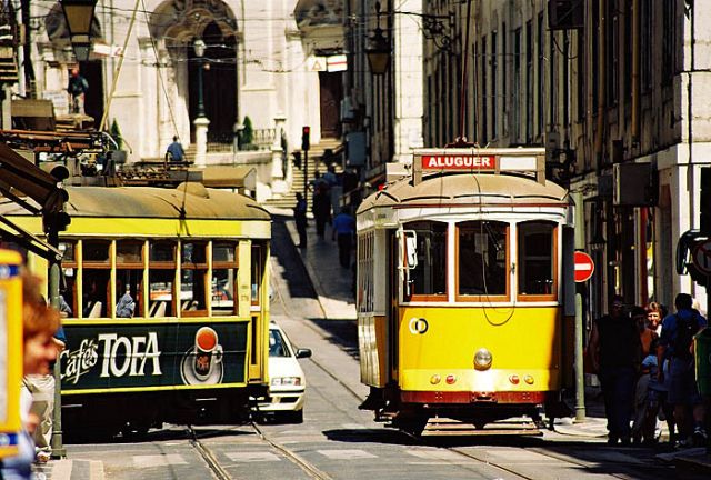 Zdjęcia: centrum, Lizbona, lizbońskie tramwaje, PORTUGALIA Zdjęcia: centrum, Lizbona, lizbońskie tramwaje, PORTUGALIA