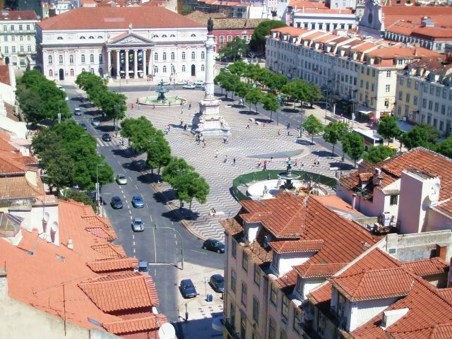 Zdjęcia: Lizbona, Lisabon, Widok z wieży, PORTUGALIA Zdjęcia: Lizbona, Lisabon, Widok z wieży, PORTUGALIA