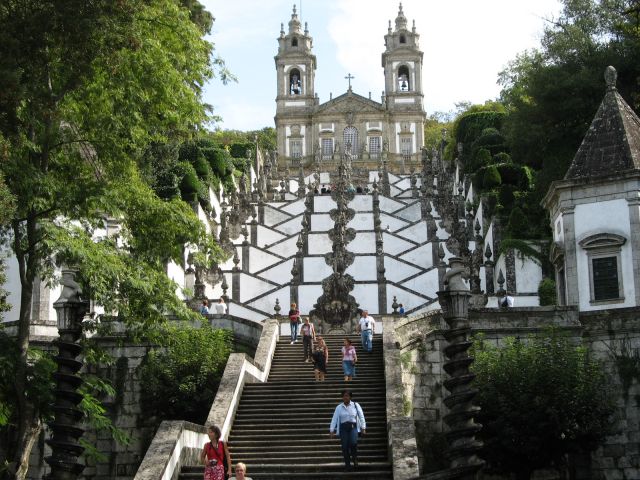 Zdjęcia: Braga, Minho, schody do ..., PORTUGALIA Zdjęcia: Braga, Minho, schody do ..., PORTUGALIA