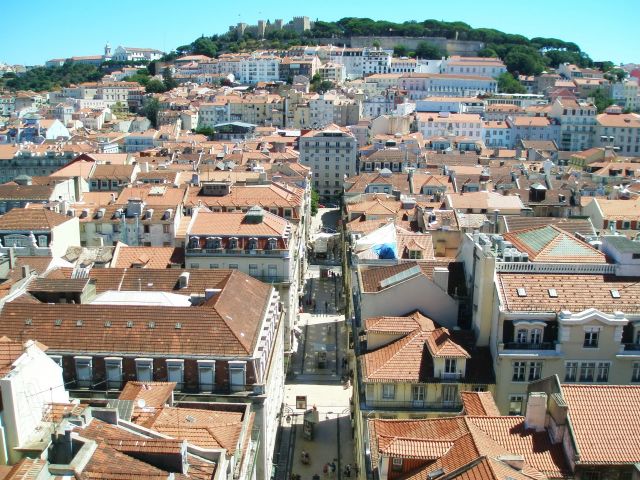 Zdjęcia: Lizbona, Lizbona, Lizbona z Elevador de Santa Justa, PORTUGALIA Zdjęcia: Lizbona, Lizbona, Lizbona z Elevador de Santa Justa, PORTUGALIA