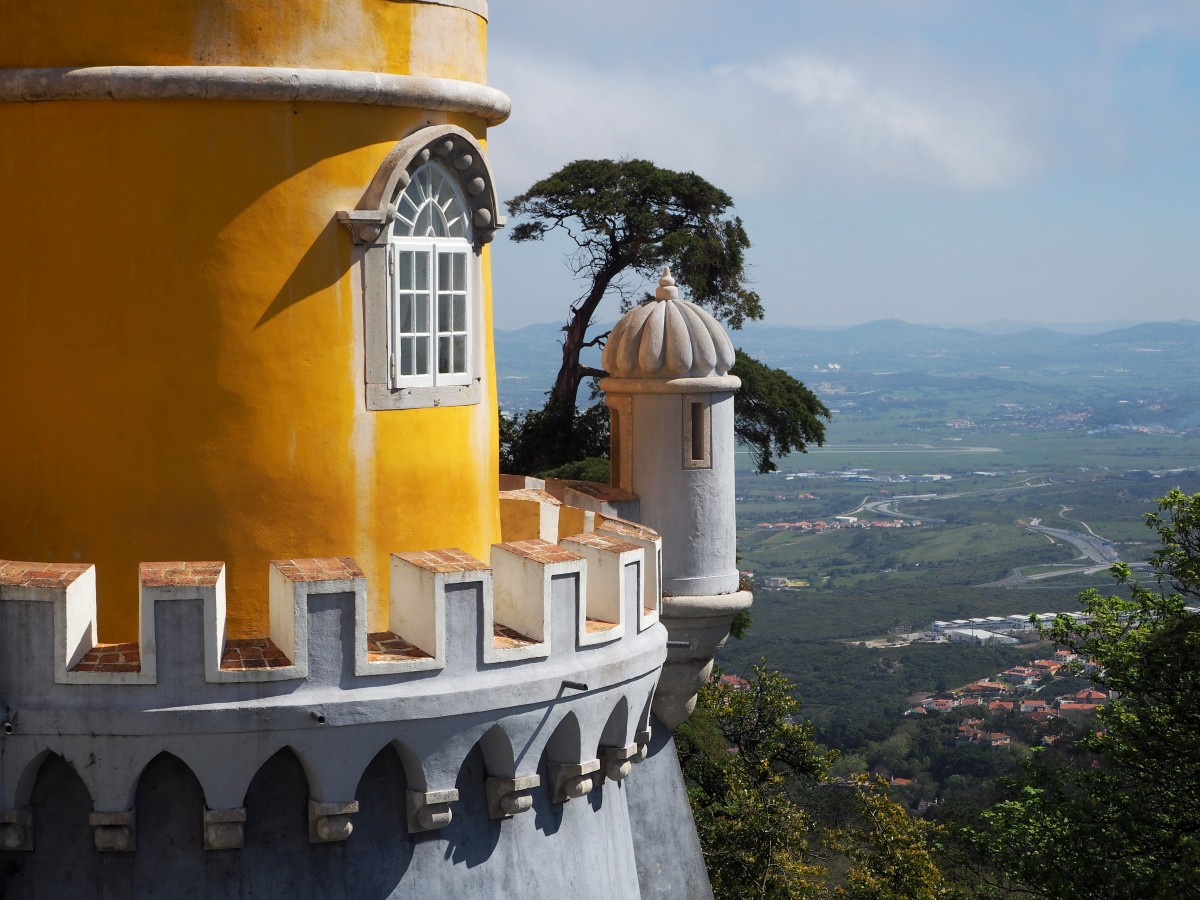 Zdjęcia: Sintra, zachodnia część Półwyspu Iberyjskiego, Pałac Pena, PORTUGALIA Zdjęcia: Sintra, zachodnia część Półwyspu Iberyjskiego, Pałac Pena, PORTUGALIA