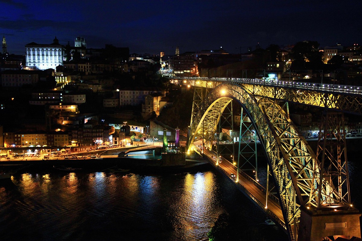 Zdjęcia: Rzeka Douro, Porto, Światła Porto, PORTUGALIA Zdjęcia: Rzeka Douro, Porto, Światła Porto, PORTUGALIA