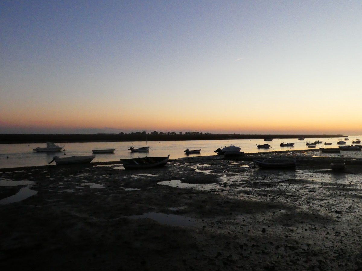 Zdjęcia: Tavira/ Santa Luzia, Algarve, zachód słońca nad Rio Formosa, PORTUGALIA Zdjęcia: Tavira/ Santa Luzia, Algarve, zachód słońca nad Rio Formosa, PORTUGALIA