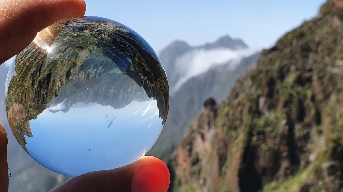Zdjęcia: Pico do Arieiro , Madera , Góry Madery w szklanej kuli , PORTUGALIA Zdjęcia: Pico do Arieiro , Madera , Góry Madery w szklanej kuli , PORTUGALIA