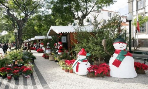 PORTUGALIA / Madera / Funchal / witeczny jarmark na Maderze
