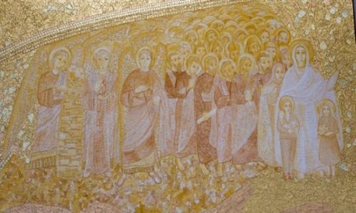 Zdjcie PORTUGALIA / Lisboa / Fatima / Mozaika w Bazylice Trjcy Przenajwitszej (Baslica da Santssima Trindade)