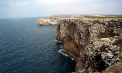 Zdjcie PORTUGALIA / Sagres / Przyldek St. Vincent / klif