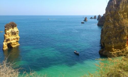 Zdjcie PORTUGALIA / Algarve / praia Dona Ana / Wybrzeze w Lagos