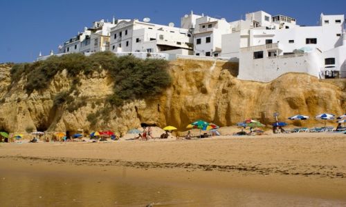 Zdjcie PORTUGALIA / Algarve / Albufeira / Plaa w Albufeira
