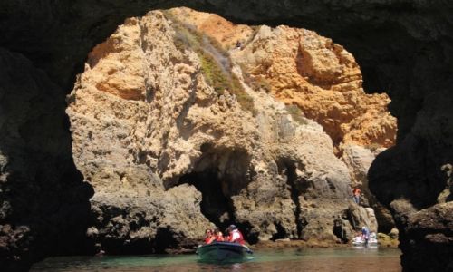 Zdjęcie PORTUGALIA / Algarve / Lagos / Skała w ramce