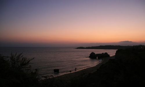 Zdjecie PORTUGALIA / algarve / praia de rocha / zachód słónca