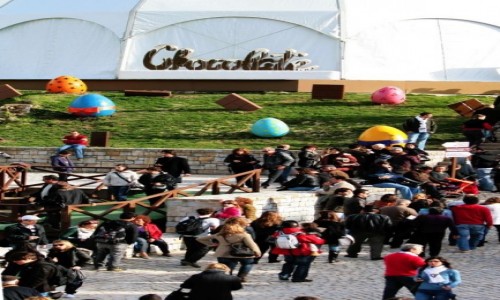 PORTUGALIA / Region Lisboa / Obidos / International Chocolate Festival w Obidos