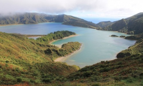 Zdjecie PORTUGALIA / Sao Miguel / Lagoa do Fogo / Azory