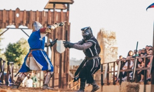 PORTUGALIA / Lisboa / bidos  / redniowieczny jarmark Mercado Medieval w bidos