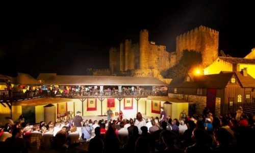 PORTUGALIA / Lisboa / bidos  / redniowieczny jarmark Mercado Medieval w bidos