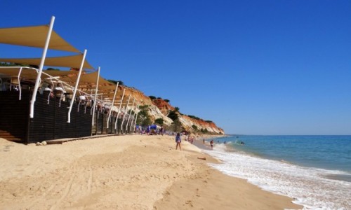 Zdjecie PORTUGALIA / Algarve / Olhos de gua / Praia da Falsia - Bar 