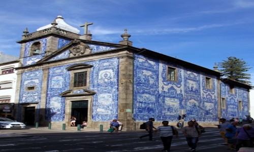 Zdjcie PORTUGALIA / Porto / Rua Santa Catarina / Capela das Almas, czyli Kaplica Dusz