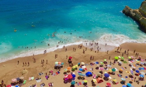 Zdjecie PORTUGALIA / Lagoa / Praia da Marinha / Plaa Marinha 