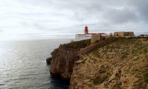 Zdjęcie PORTUGALIA / algarve / S. Vicente  / -latarnia morska -