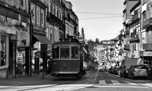 Zdjcie PORTUGALIA / Douro Litoral / Porto / starych tramwajw czar