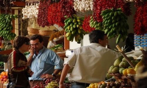 Zdjecie PORTUGALIA / Madera / Funczal / Mercado Dos  Lavradores - targ