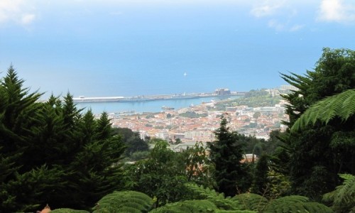 PORTUGALIA / Madera / Funchal / Widok z gry Monte