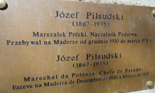 Zdjęcie PORTUGALIA / Madera - Funchal / Madera / Opis do pomnika Piłsudskiego