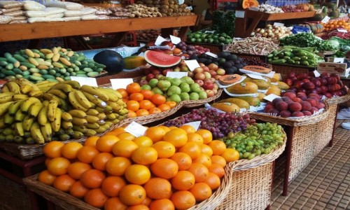Zdjecie PORTUGALIA / Funchal / Mercado dos Lavradores / Owoce