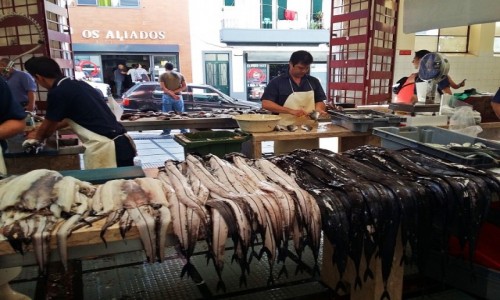Zdjecie PORTUGALIA / Funchal / Mercado dos Lavradores / Espada