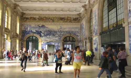 Zdjcie PORTUGALIA / Porto / Porto / Dworzec w Porto