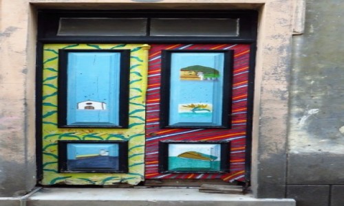 Zdjecie PORTUGALIA / Madera / Machico / stare drzwi