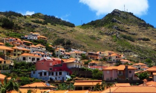 Zdjcie PORTUGALIA / Madera / Machico / widok na Pico do Facho