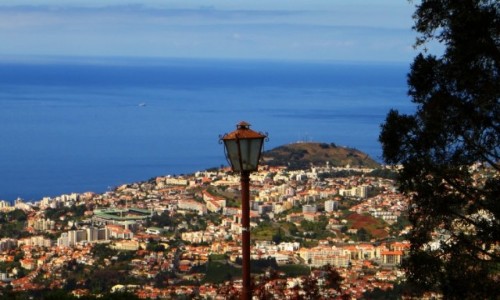 Zdjcie PORTUGALIA / Madera / Funchal / panorama Funchal z Monte