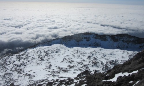 Zdjęcie PORTUGALIA / Azory / Pico / Widok z Pico na południową krawędź kaldery
