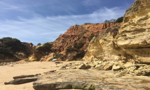Zdjcie PORTUGALIA / Algarve / Playa Falesia  / Tu ja i plaa 