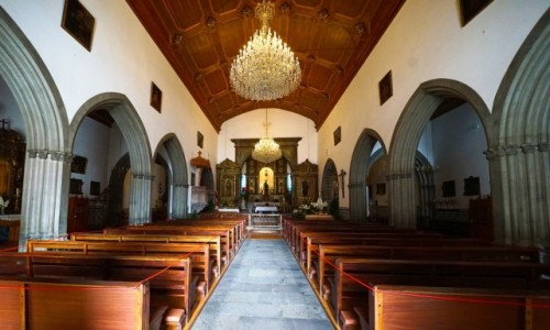 Zdjcie PORTUGALIA / Madera / Ribeira Brava / Koci Sao Bento,- wntrze