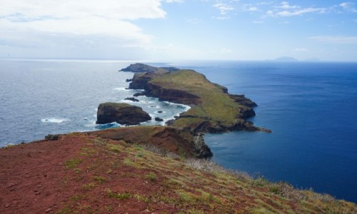 Zdjcie PORTUGALIA / Madera / Pwysep w.Wawrzyca / Widok z Pico do Furado, najwyszego wzniesienia na pwyspie Sao Lourenco