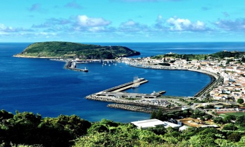 Zdjcie PORTUGALIA / Azory / Wyspa Faial / Port w Horta